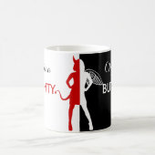 Mug Naughty personnalisé mais Nice Diable Angel (Centre)