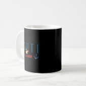 Mug Nauti Or Nice Funny Nautical Christmas  (Devant gauche)