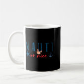 Mug Nauti Or Nice Funny Nautical Christmas  (Gauche)