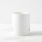 Mug Nautical Black Custom Boat Name (Centre)