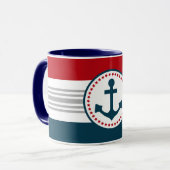 Mug Nautical design (Devant gauche)