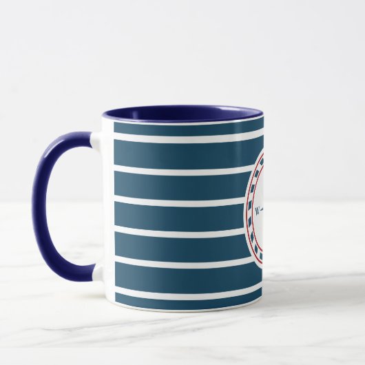 Mug Nautical design (Gauche)