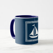 Mug Nautical design (Devant gauche)