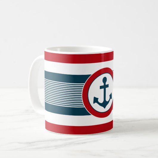 Mug Nautical design (Devant gauche)