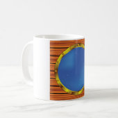 Mug Nautical Ship Porthole Window with Blue Water (Devant gauche)
