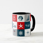 Mug Nautical themed design (Devant droit)