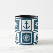 Mug Nautical themed design (Centre)