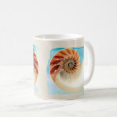 Mug Nautilus Coquillage et sable (Devant droit)