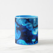 Mug Nautique Blue Jellyfish Marine Life (Centre)