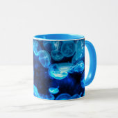 Mug Nautique Blue Jellyfish Marine Life (Devant droit)