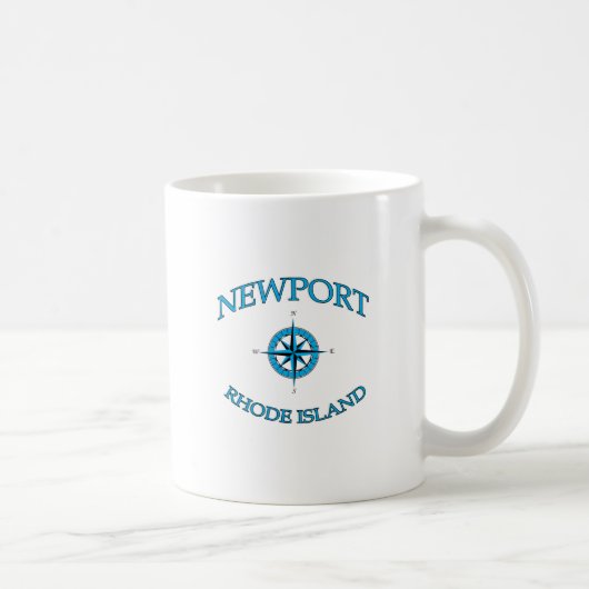 Mug Nautique de l'île Newport Rhode (Droite)