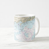 Mug Nautique du son et des approches de nantucket 1323 (Devant droit)