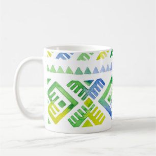 Mug Navajo Hommage : Aquarelle, Majesté de la tribu