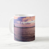 Mug Navarre Beach Magie Heure Coucher de soleil violet (Devant gauche)
