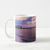 Mug Navarre Beach Magie Heure Coucher de soleil violet (Gauche)