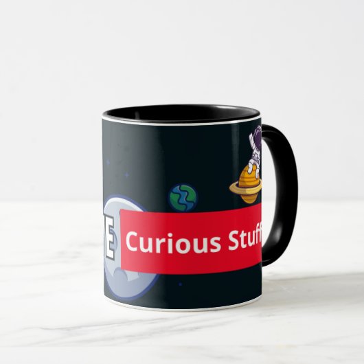 Mug Nave - Curious Stuff and Designs 🚀 (Devant droit)