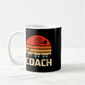 Mug Navette de raquette de Badminton rétro (Gauche)