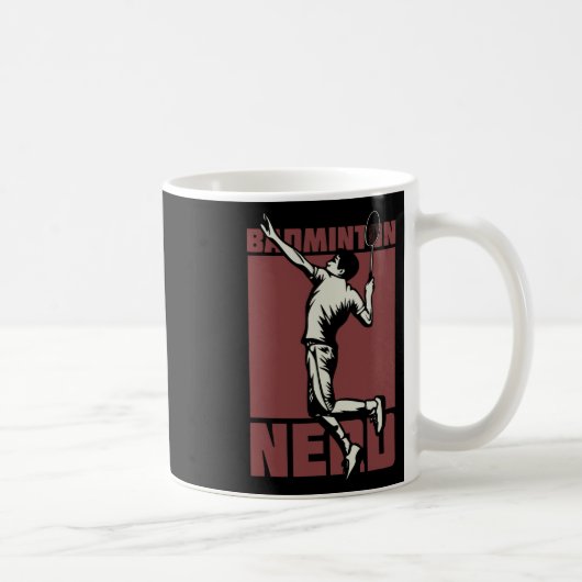 Mug Navette Nerd Badminton (Droite)