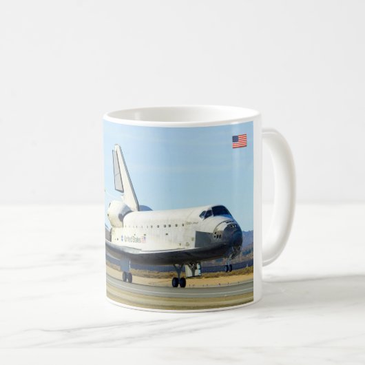 MUG NAVETTE SPATIALE AMÉRICAINE 1981-2011 (Devant droit)