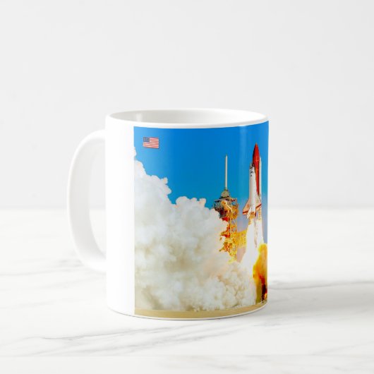MUG NAVETTE SPATIALE AMÉRICAINE 1981-2011 (Devant gauche)