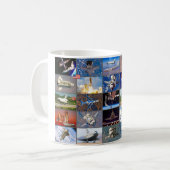 MUG NAVETTE SPATIALE AMÉRICAINE 1981-2011 "MONTAGE" (Devant gauche)