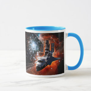 Mug Navette spatiale Atlantis Télescope spatial Hubble