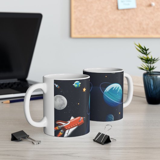 Mug Navette Spatiale Mignonne