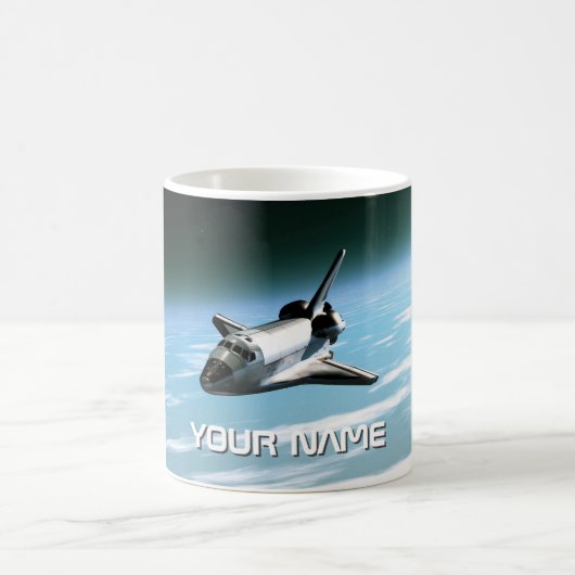 Mug Navette spatiale. Personnalisable (Centre)