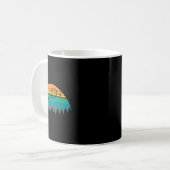Mug Navette vintage Retro Badminton 2 (Devant gauche)