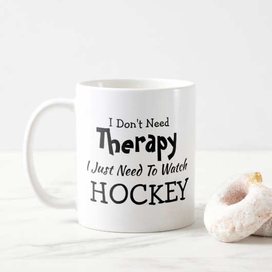 Mug N'avez pas besoin de thérapie juste regarder le ho (Avec donut)
