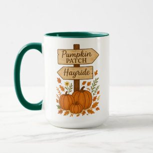 Mug Navigateur de champ de citrouilles Cadeaux d'Hal