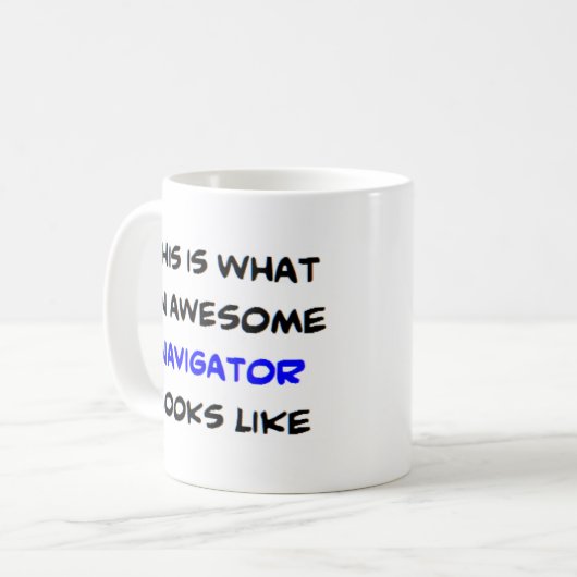 Mug navigateur, génial (Devant gauche)