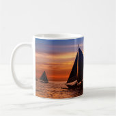 Mug Navigation de Paraw au coucher du soleil (Gauche)