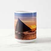 Mug Navigation de Paraw au coucher du soleil (Centre)