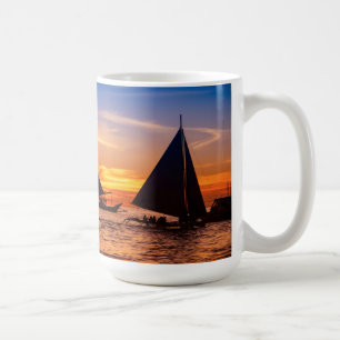 Mug Navigation de Paraw au coucher du soleil