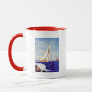 Mug Navigation par le phare par Albert B. Marks