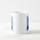 Mug Navigation sur le bleu d'océan (Centre)