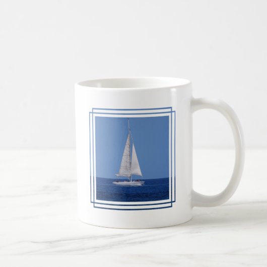 Mug Navigation sur le bleu d'océan (Droite)