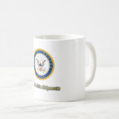 Mug Navire américain Bravo Zulu (Devant droit)