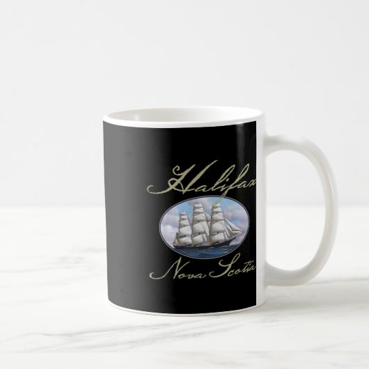 Mug Navire Clipper de Halifax Nouvelle-Écosse (Droite)