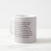 Mug Navire de guerre de léopard de voie HMP (Devant gauche)