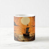Mug Navire naviguant la nuit (Centre)