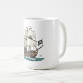 Mug Navire Pirate (Devant droit)