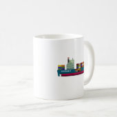 Mug Navire porte-conteneurs (Devant droit)
