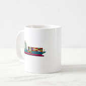Mug Navire porte-conteneurs (Devant gauche)
