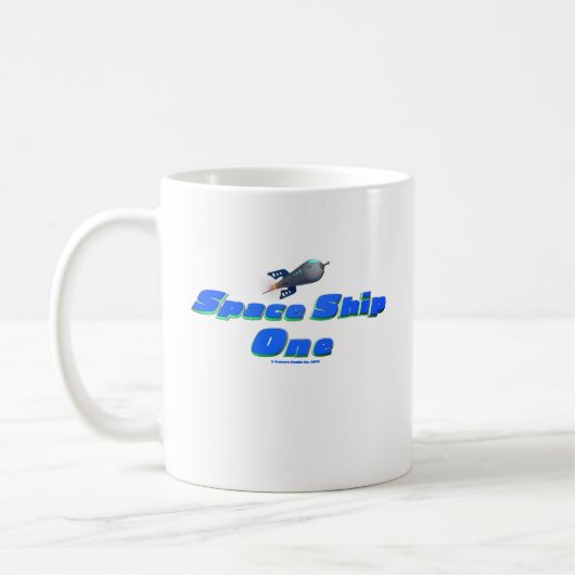 Mug Navire spatial Une mule blanche (Gauche)