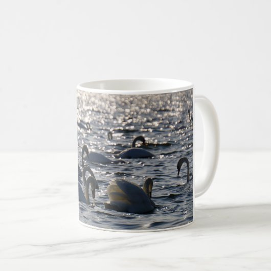 Mug Navires en groupe sur l'eau avec glissement (Devant droit)