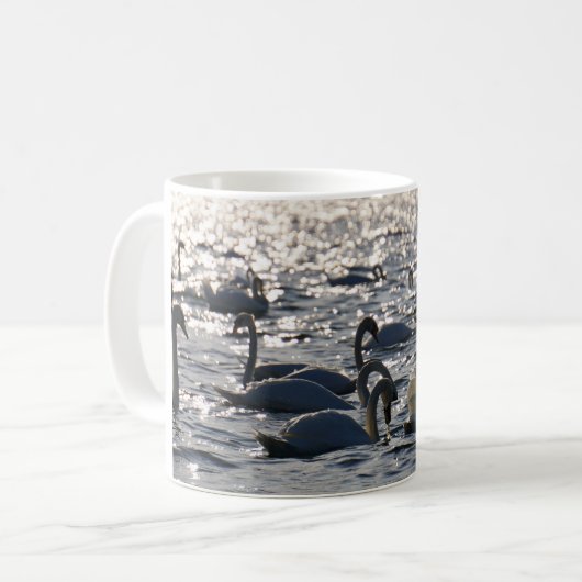 Mug Navires en groupe sur l'eau avec glissement (Devant gauche)
