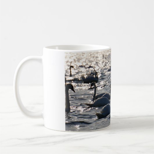 Mug Navires en groupe sur l'eau avec glissement (Gauche)