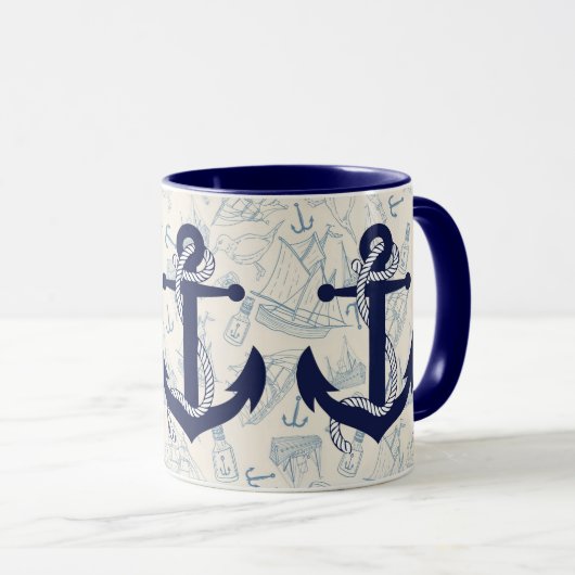MUG NAVIRES NAUTIQUES (Devant droit)